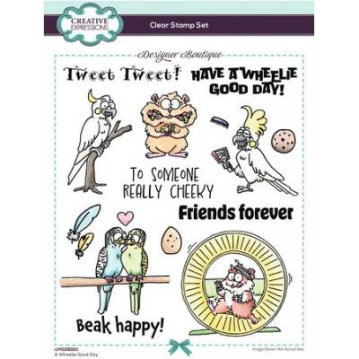 Creative Expressions Designer Boutique Stempel - A Wheelie Good Day